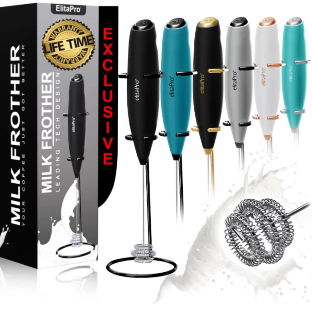 Tornado’ effect Milk frother, Leading Tech Design, Triple Power Milk